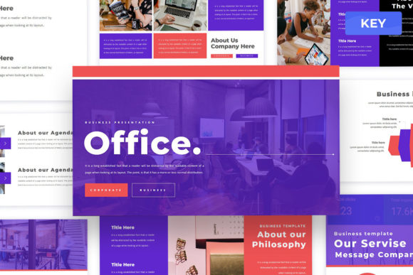 Elevate Your Pitch with a Modern Office Keynote Template