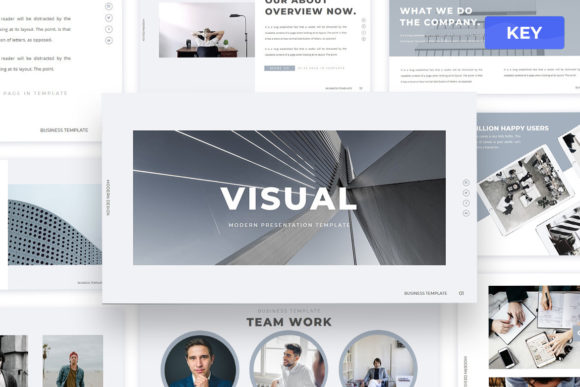 Elevate Your Slides with Visual - Minimal Keynote Presentation