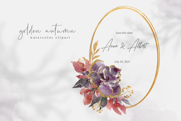 Elevating Digital and Print Aesthetics: The Strategic Value of Watercolor Gold Frame Clipart