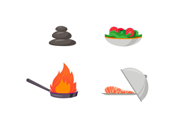 Evaluating the Kitchen Preparation Flat Color Set for Digital Design