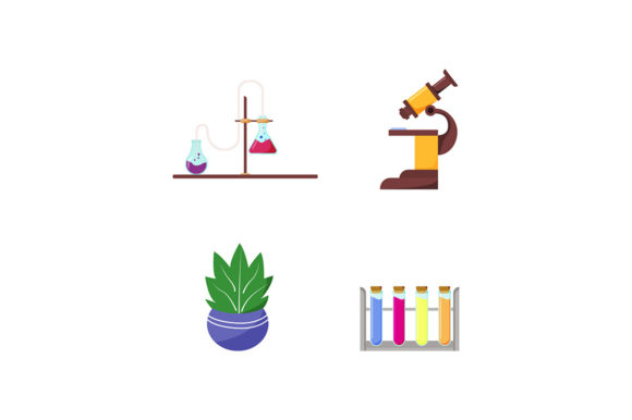 Evaluating the Laboratory Equipment Flat Color Set for Digital Design