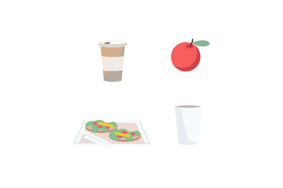 Evaluating the Snacks and Drinks Flat Color Objects Set for Digital Design