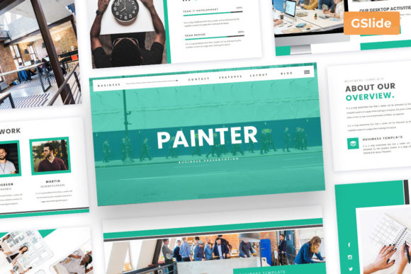 Mastering Visual Storytelling with the Painter Business Gslide Presentation