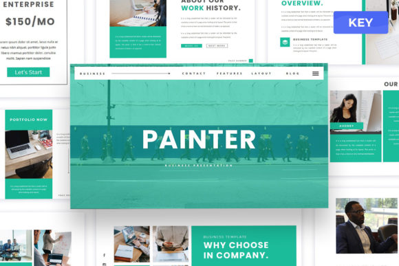 Painter: A Modern Keynote Template for Creatives