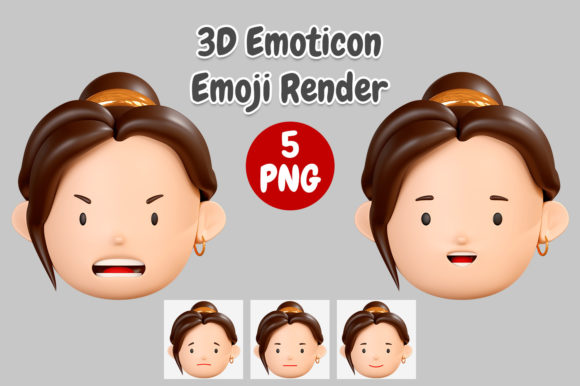 Why the Head Emoticon of Mrs 3D Render is a Game-Changer for Your Visual Content